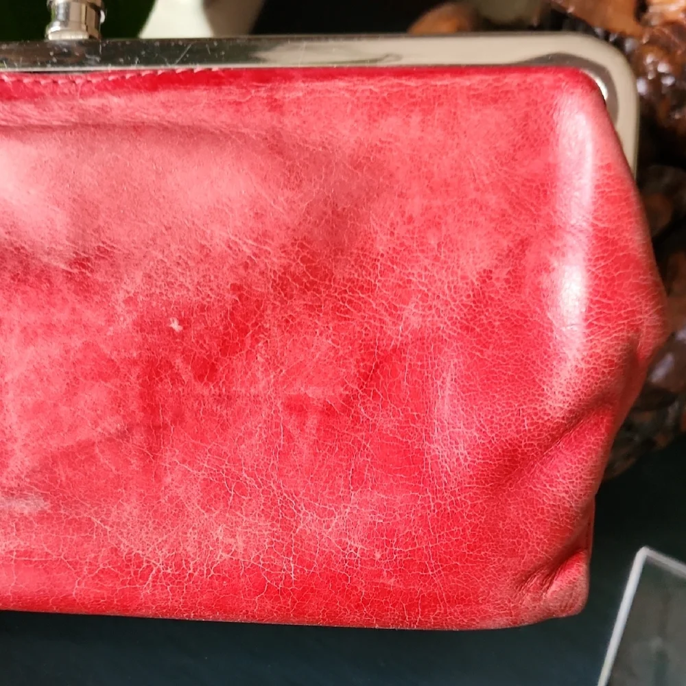 HOBO Lauren Leather Double Frame Clutch with Silver-Tone Hardware - Picture 12 of 16